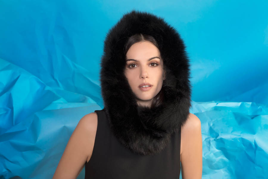 L106 99 01 giovi accessories fur black - Fall Winter 2019-20